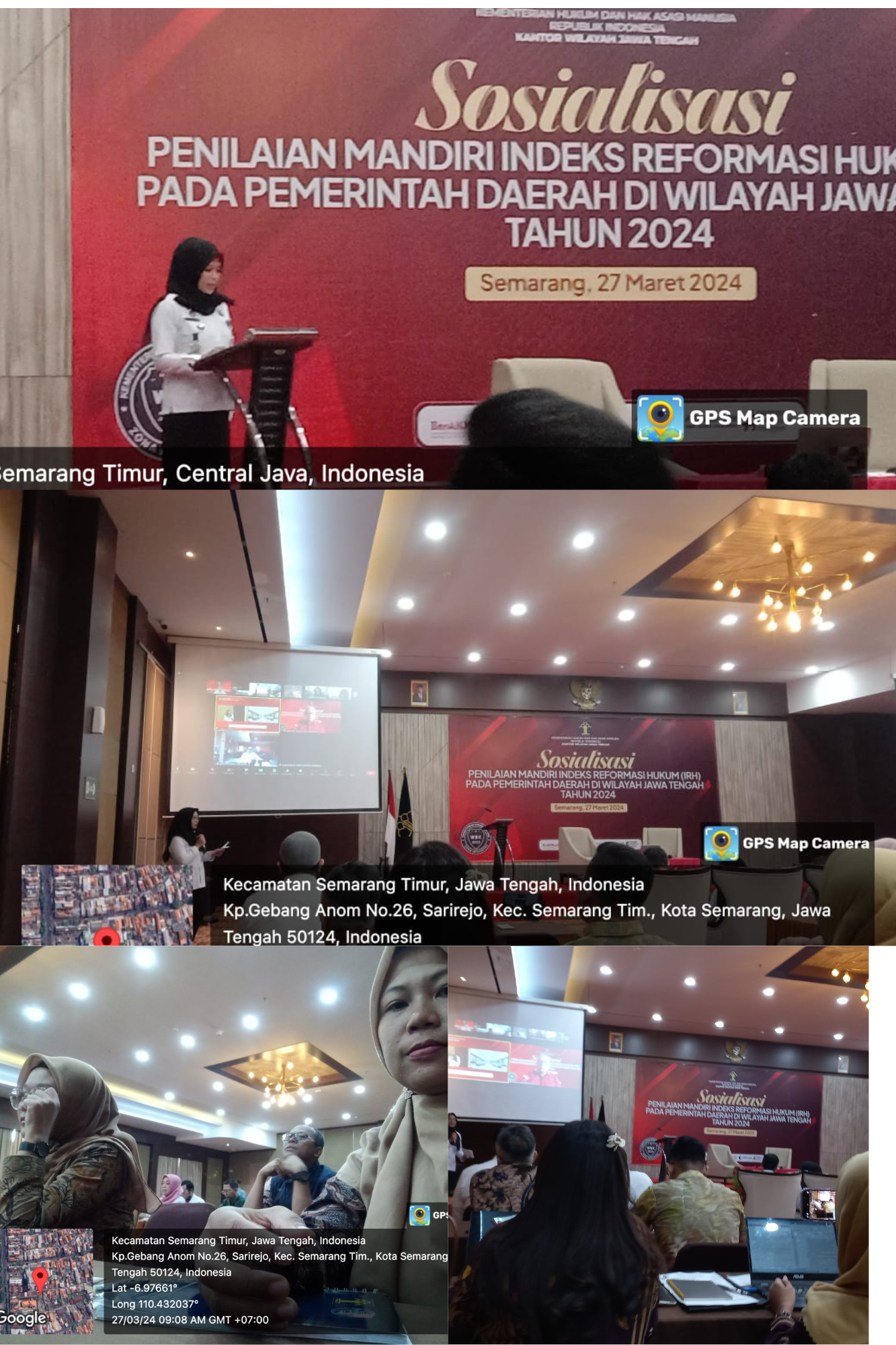 Sosialisasi Penilaian Mandiri Indeks Reformasi Hukum pada Pemerintah Daerah di Wilayah Jawa Tengah Tahun 2024